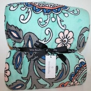 Vera Bradley Fan Flowers Throw Blanket